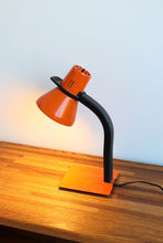 Load image into Gallery viewer, 1980&#39;s Orange Task Lamp
