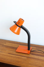 Load image into Gallery viewer, 1980&#39;s Orange Task Lamp
