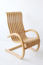 Load image into Gallery viewer, Sculptural Slatted Bentwood Lounge Chair
