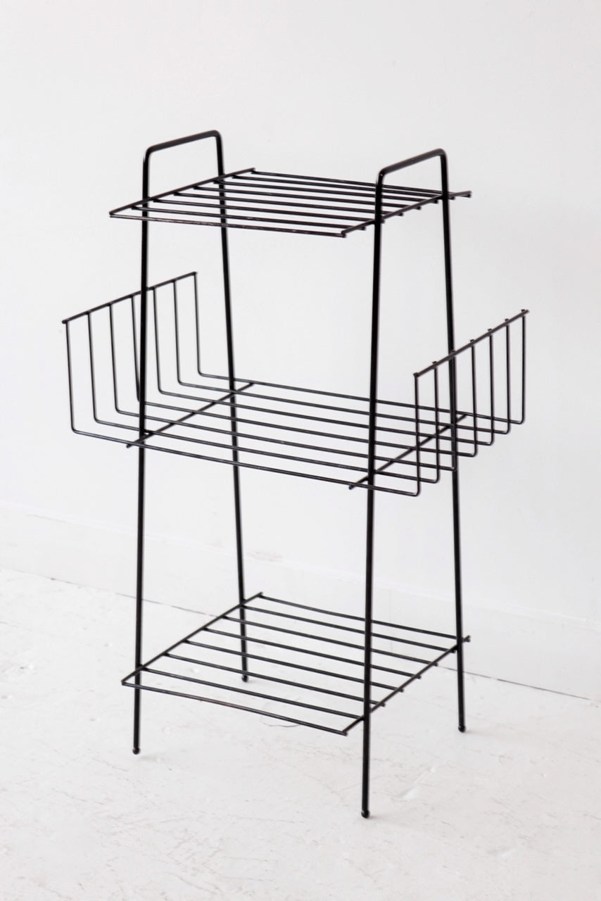 Small Mid Century Iron Rack