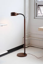 Load image into Gallery viewer, Brown Gooseneck Task Floor Lamp
