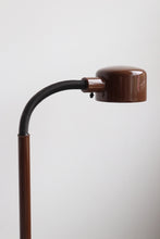 Load image into Gallery viewer, Brown Gooseneck Task Floor Lamp
