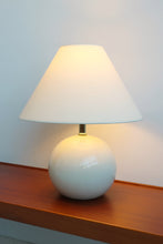 Load image into Gallery viewer, Cream Ceramic Sphere Lamp
