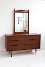 Load image into Gallery viewer, Mid Century Walnut Lowboy Set
