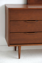 Load image into Gallery viewer, Mid Century Walnut Lowboy Set
