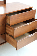 Load image into Gallery viewer, Mid Century Walnut Lowboy Set
