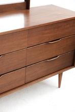 Load image into Gallery viewer, Mid Century Walnut Lowboy Set
