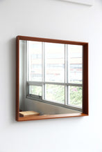 Load image into Gallery viewer, Danish Modern Teak Mirror By Pedersen &amp; Hansen
