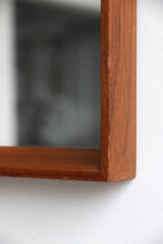 Load image into Gallery viewer, Danish Modern Teak Mirror By Pedersen &amp; Hansen
