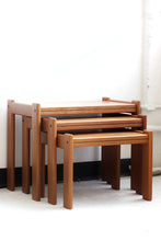 Load image into Gallery viewer, Mid Century Teak Nesting Tables
