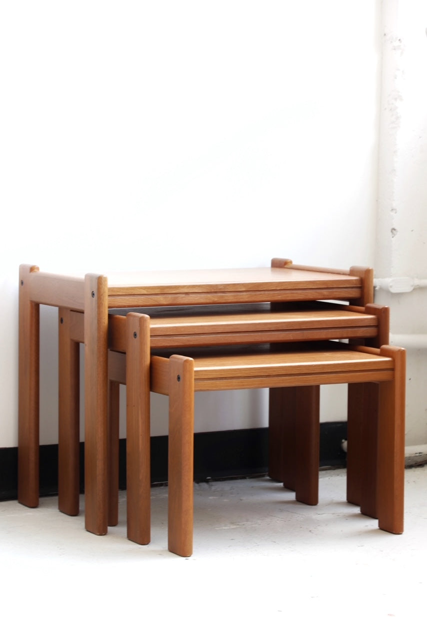 Mid Century Teak Nesting Tables