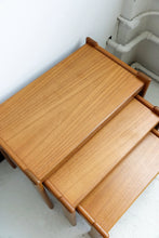 Load image into Gallery viewer, Mid Century Teak Nesting Tables
