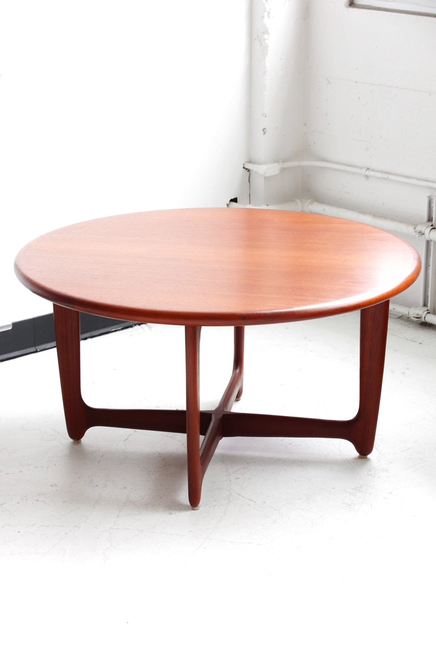 Round Teak Coffee Table