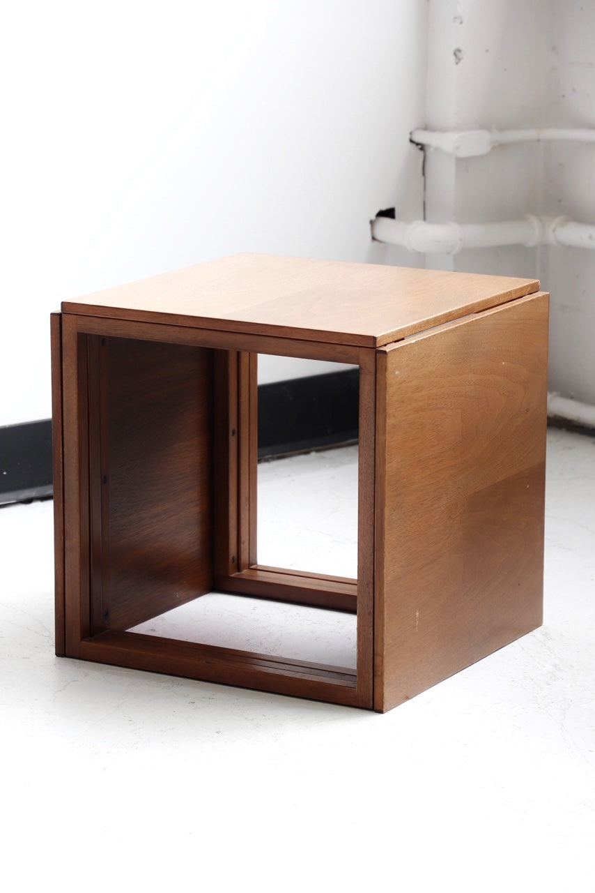 Danish Modern Interlocking Cube Nesting Tables