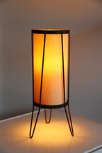 Load image into Gallery viewer, Mid Century Cylindrical Lamp By Gerald Thurston
