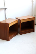 Load image into Gallery viewer, Danish Teak Nightstands
