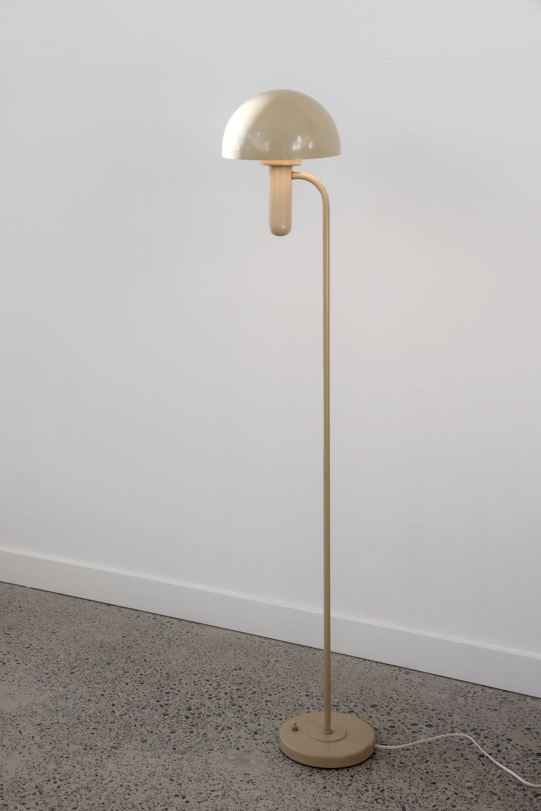 Flowerpot Style Cream Floor Lamp