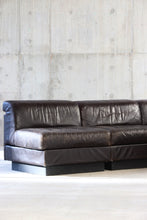 Load image into Gallery viewer, Modular Leather Sectional By Gerard Guermonprez
