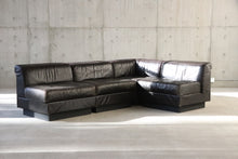 Load image into Gallery viewer, Modular Leather Sectional By Gerard Guermonprez
