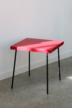 Load image into Gallery viewer, Mid Century Iron &amp; Painted Wood Side Table
