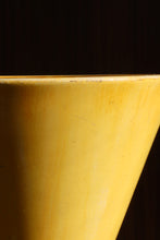 Load image into Gallery viewer, Vintage Yellow Enamel Hourglass Planter
